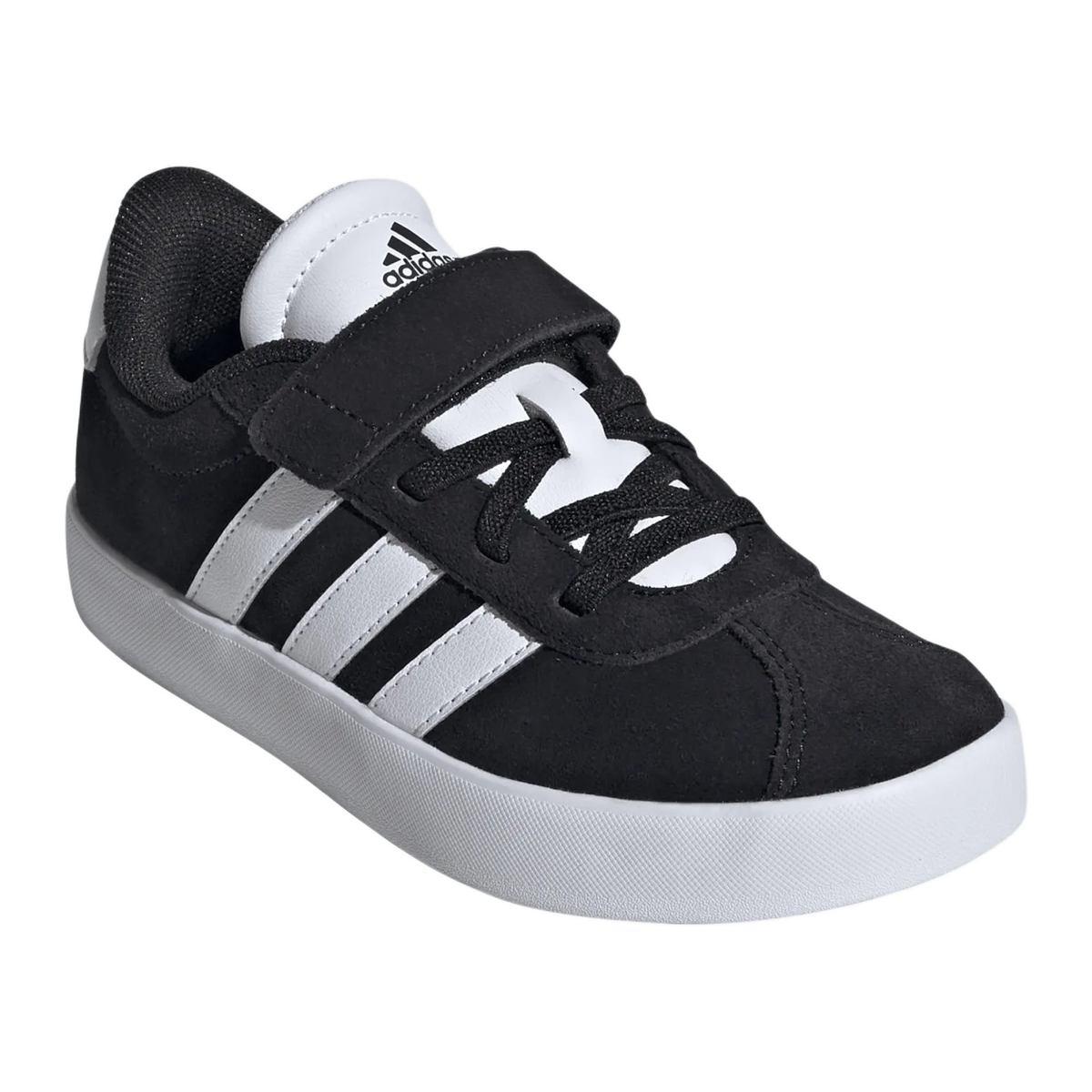 Adidas Vl Court 3.0 El C Scarpe Bambino  Cblack/Ftwwht/Cblack