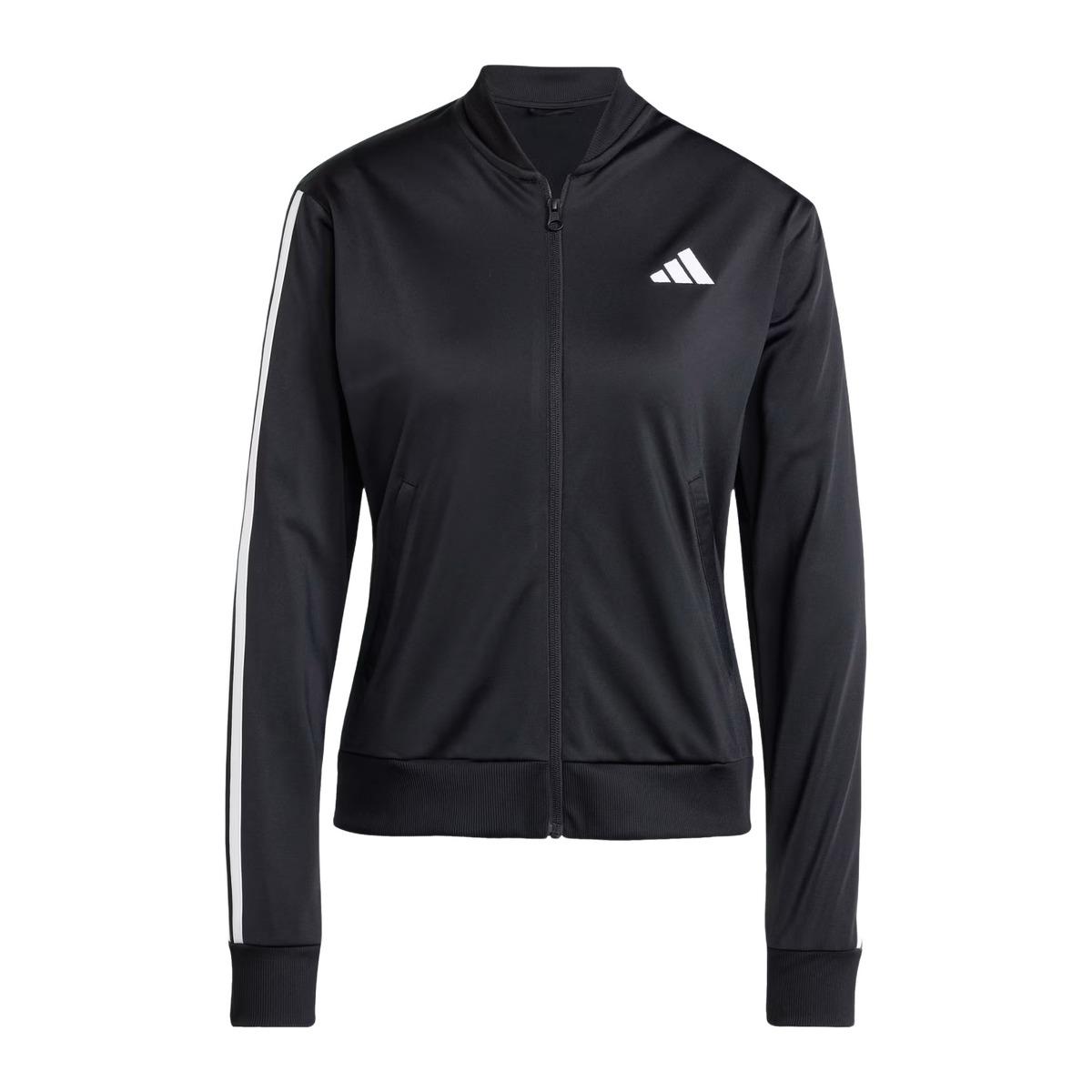 Adidas W ESS 3S TS Black Tuta Fitness Donna Nera