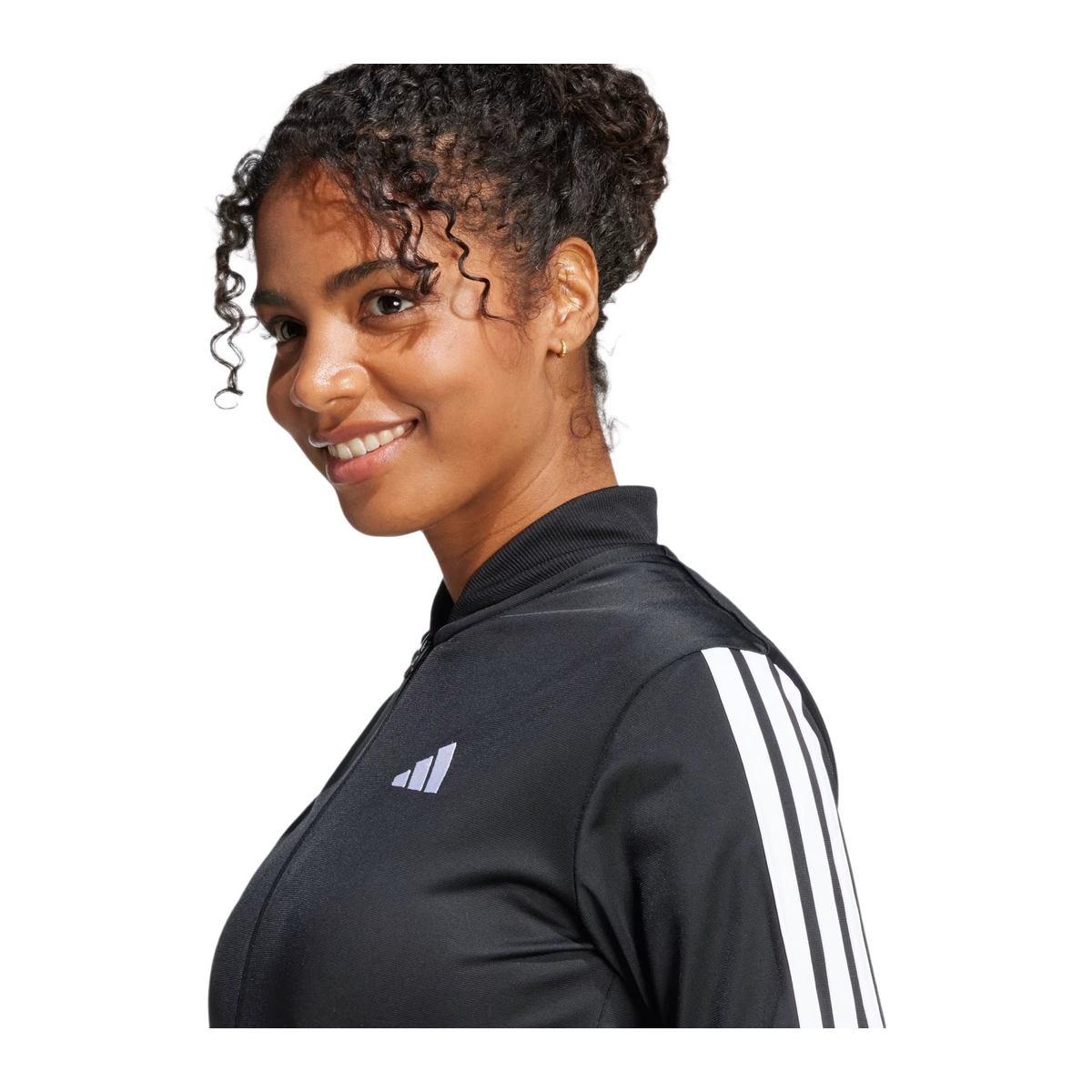 Adidas W ESS 3S TS Black Tuta Fitness Donna Nera