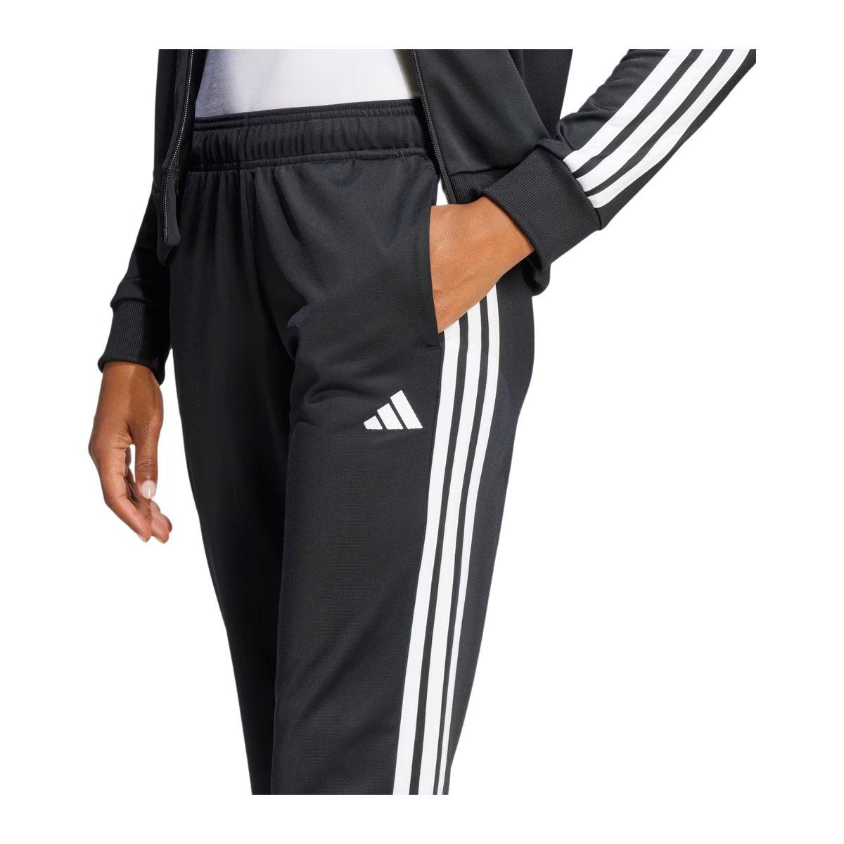 Adidas W ESS 3S TS Black Tuta Fitness Donna Nera