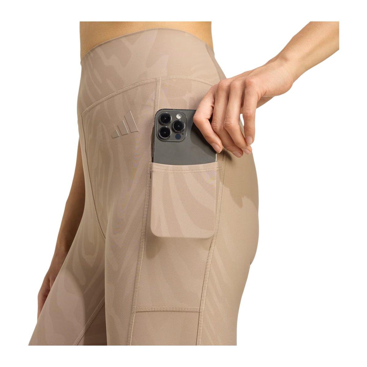 Adidas Optime Aop Chabrn Pantalone Leggings Fitness Donna