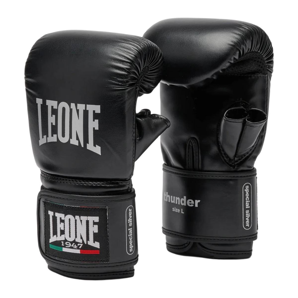Guanti Da Sacco Thunder Nero Leone Per Boxe Uomo