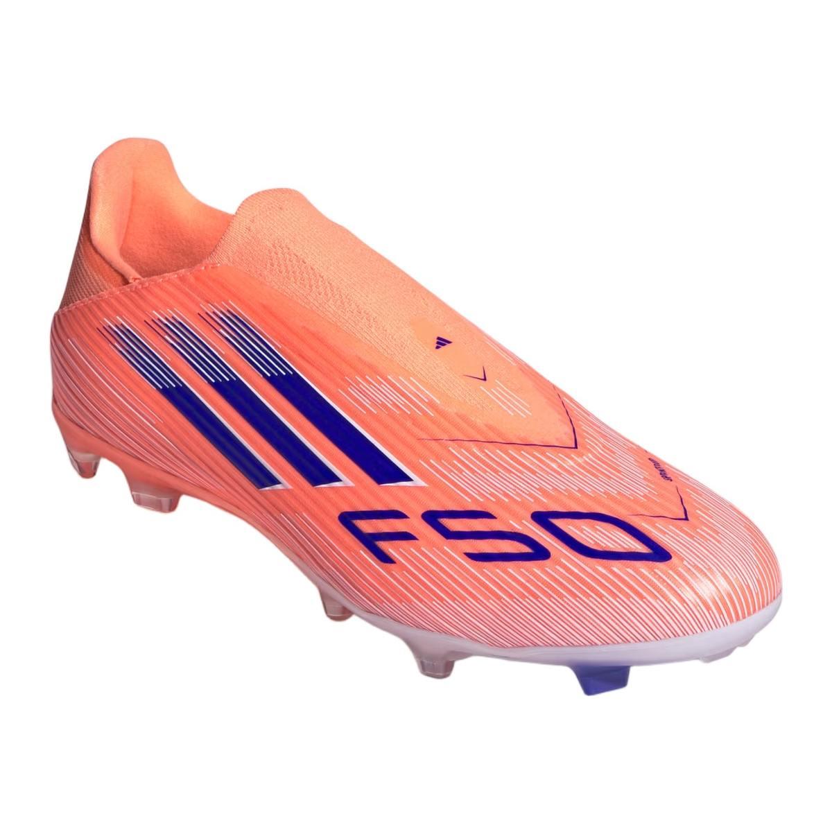 Adidas F50 League LL FG/MG Scarpe Calcio Uomo Arancione Blu Bianco