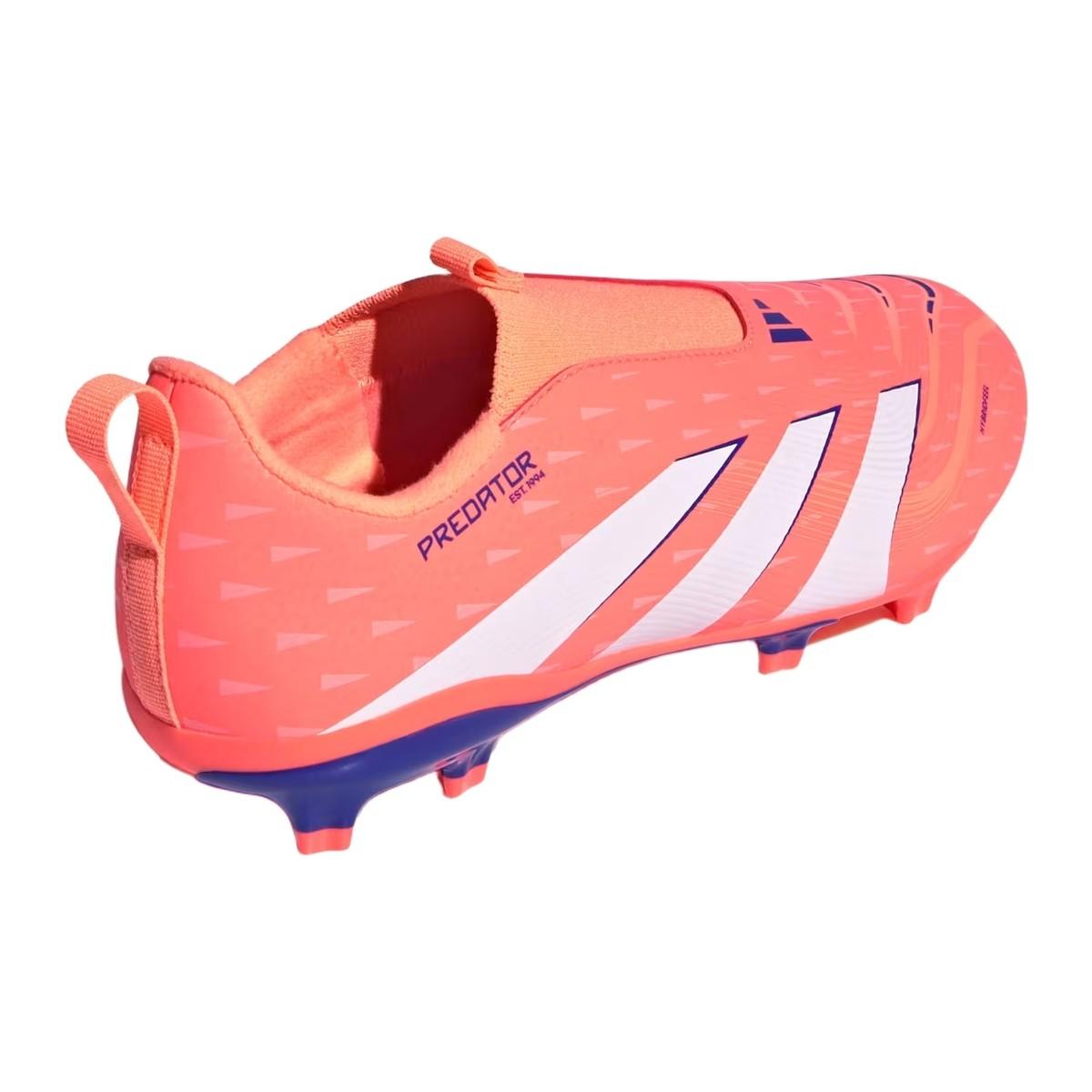 Adidas Predator League LL FG/MG J Scarpe Calcio Bambino Rosso/Bianco