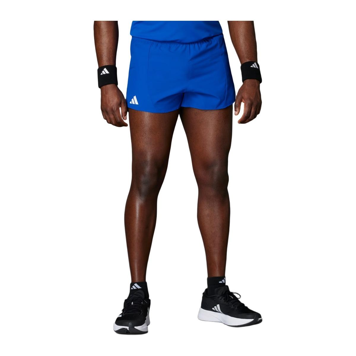 Adidas Adizero E Short Royblu Pantaloncini Fitness Uomo Blu