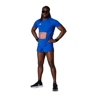 Adidas Adizero E Short Royblu Pantaloncini Fitness Uomo Blu