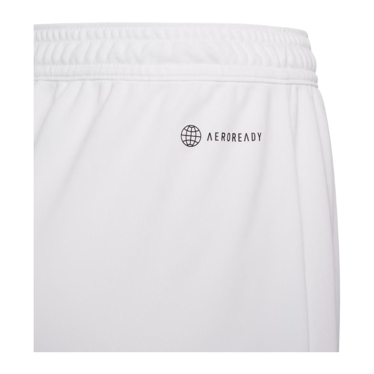 Adidas J Ent22 Sho Y White Pantaloncini Calcio Bambino Bianco