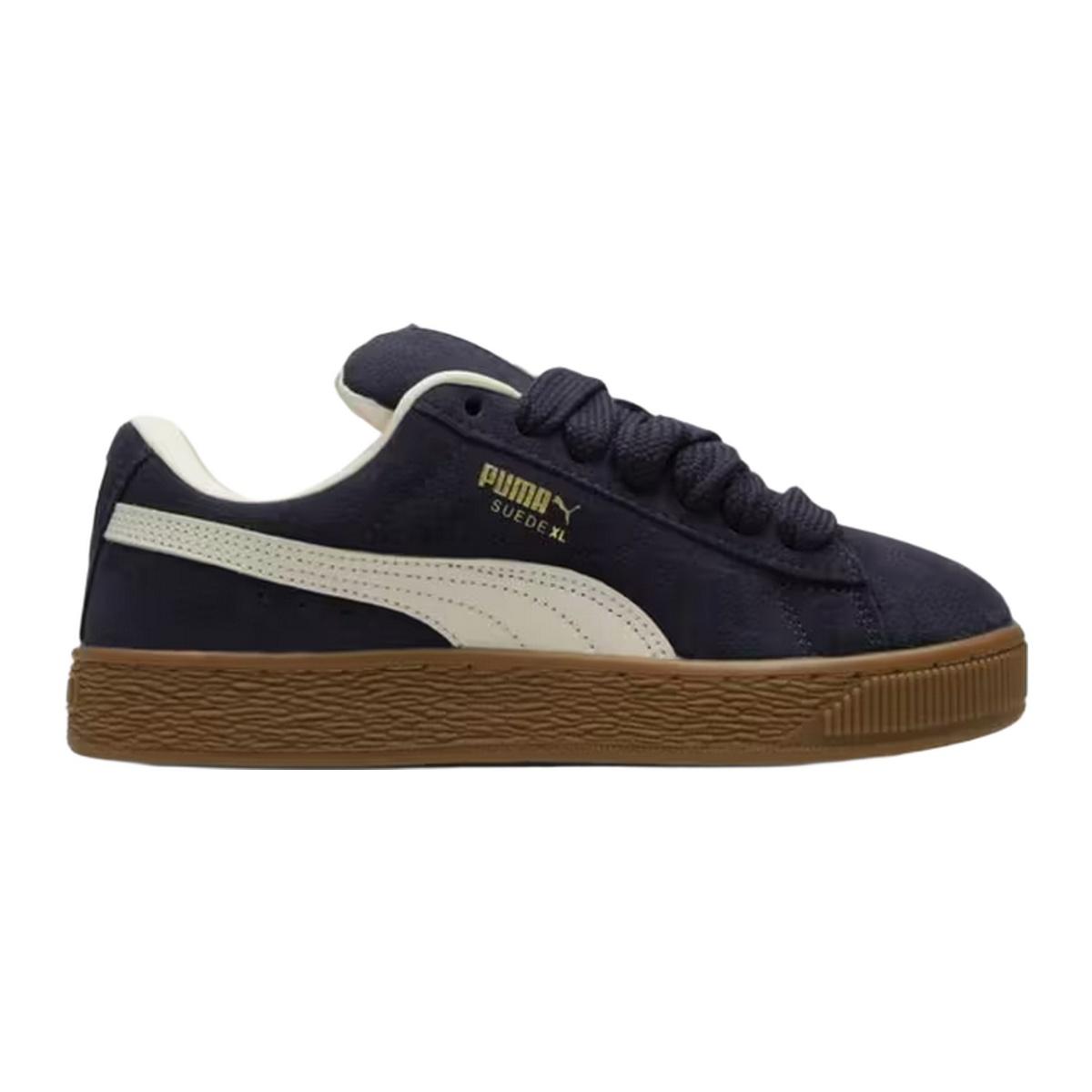 PUMA Suede XL PS Sneakers Bambino Blu Navy e Avorio