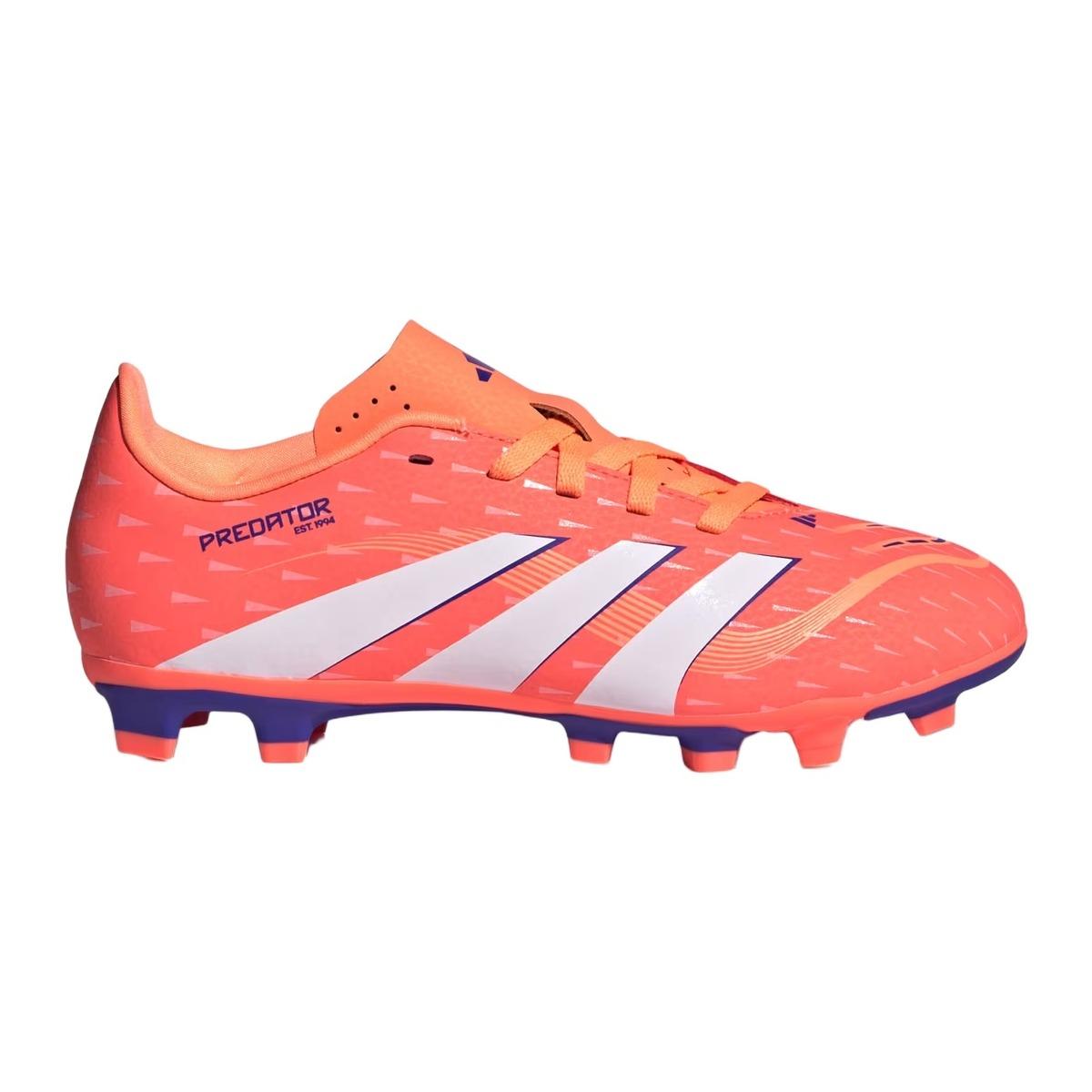 Adidas Predator Club FG/MG J Scarpe Calcio Bambino Rosso/White/Beaora