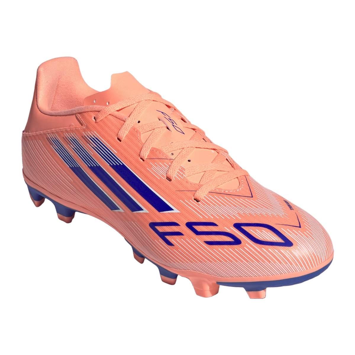 Adidas F50 Club FG/MG Scarpe Calcio Uomo Arancione Blu Bianco