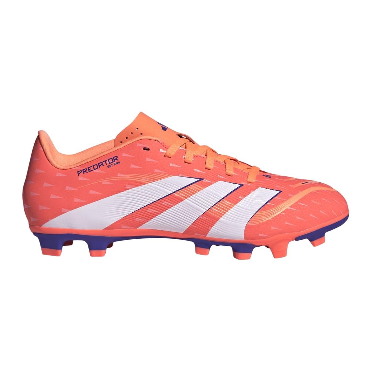 Adidas Predator Club FG/MG Scarpe Da Calcio Uomo Arancioni/Bianche