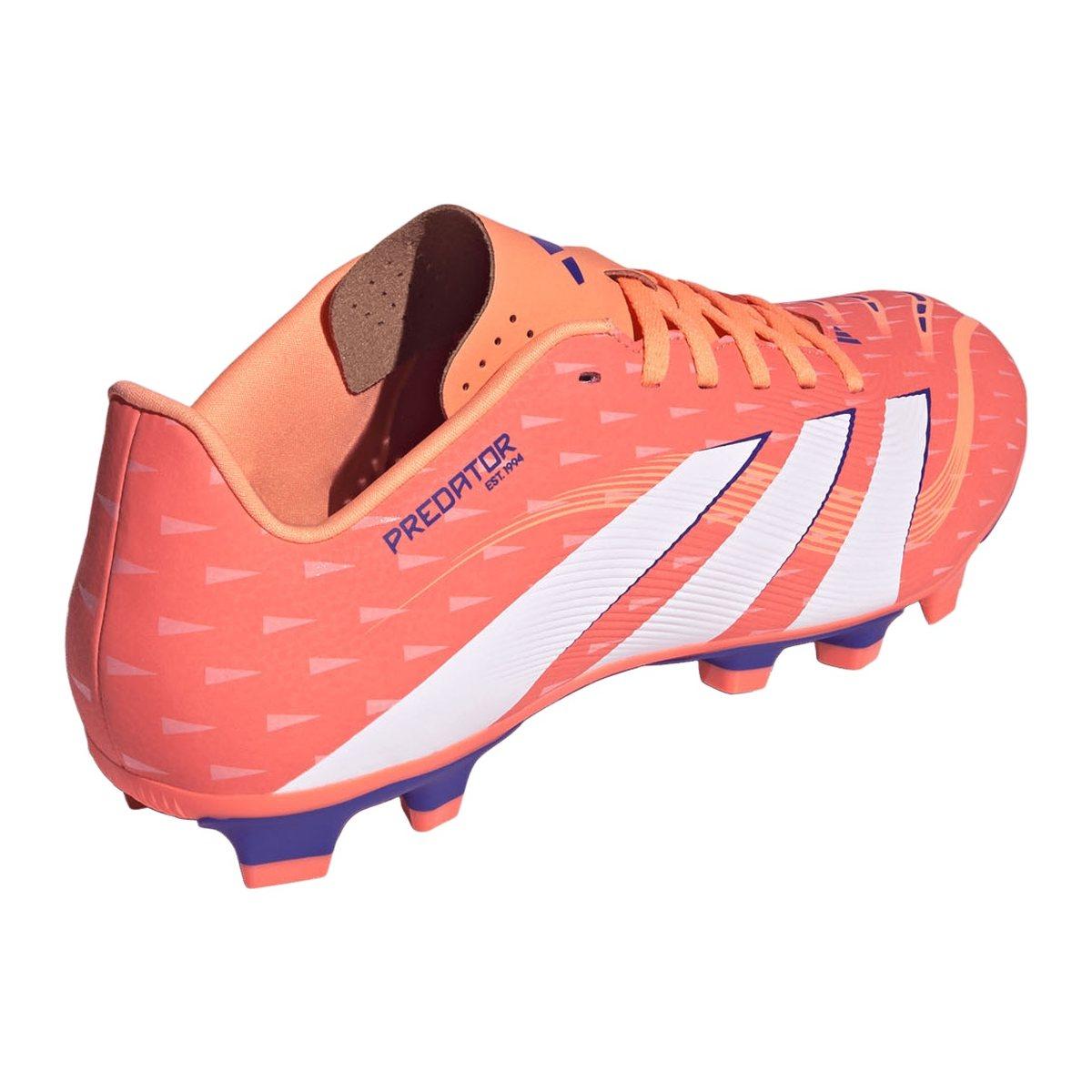 Adidas Predator Club FG/MG Scarpe Da Calcio Uomo Arancioni/Bianche