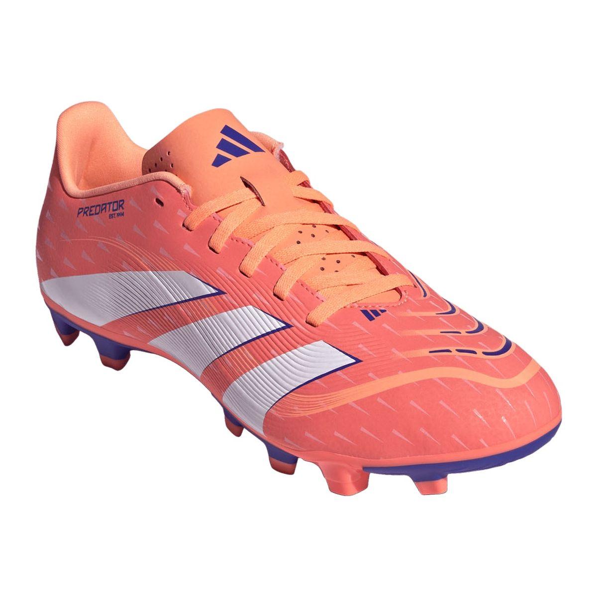 Adidas Predator Club FG/MG Scarpe Da Calcio Uomo Arancioni/Bianche