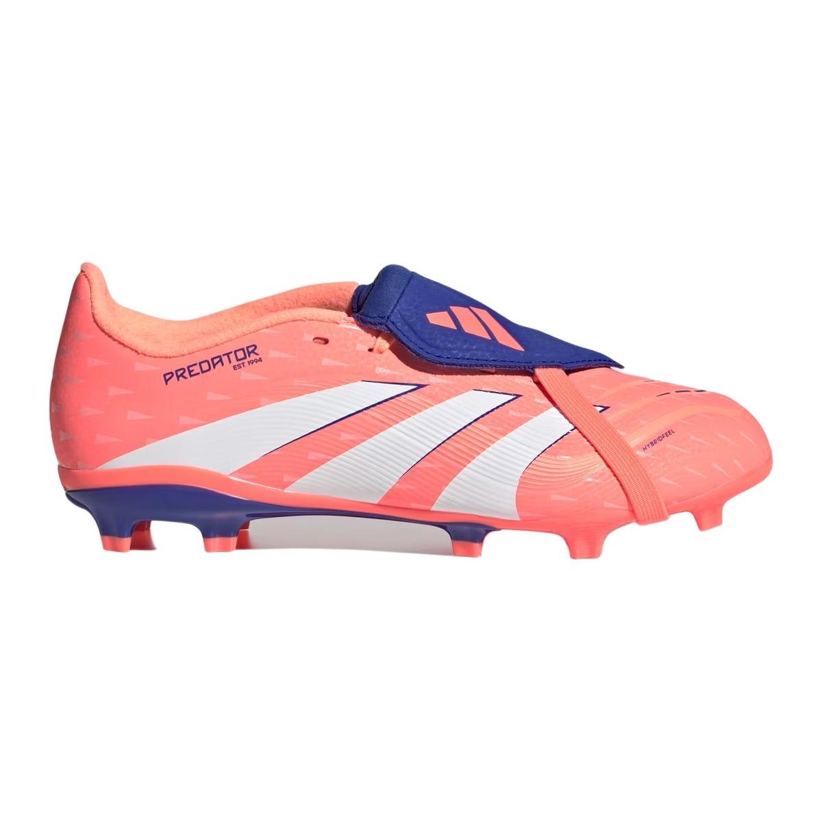 Adidas Predator League Ft FG/MG J Scarpe Calcio Bambino Arancione/Bianco