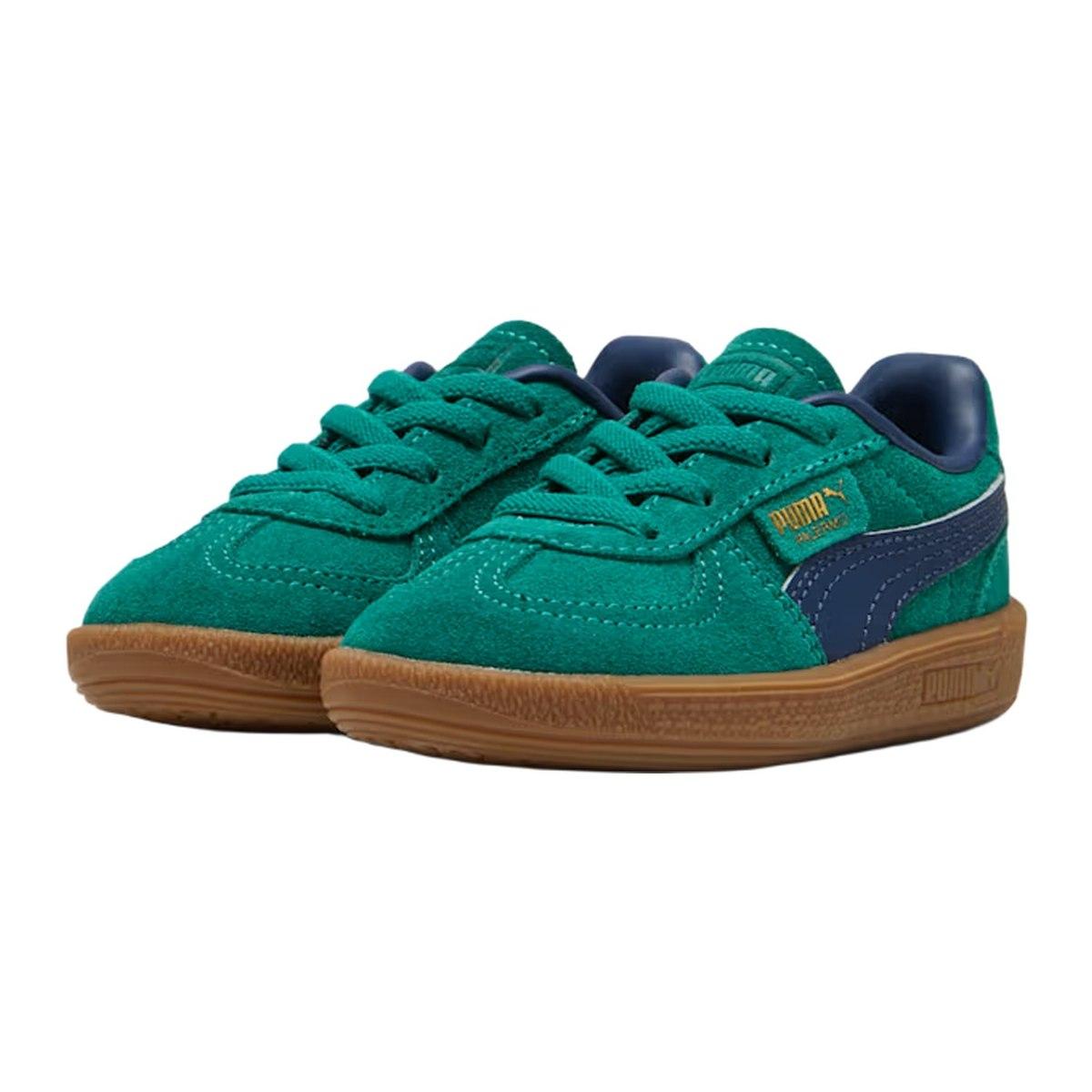 PUMA Palermo Ps 35 Scarpe Sneakers Bambino Wildgreen/Persianblue