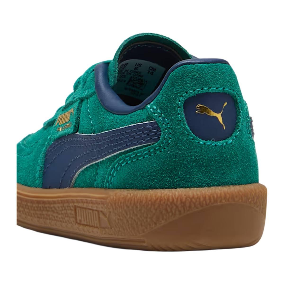 PUMA Palermo Ps 35 Scarpe Sneakers Bambino Wildgreen/Persianblue