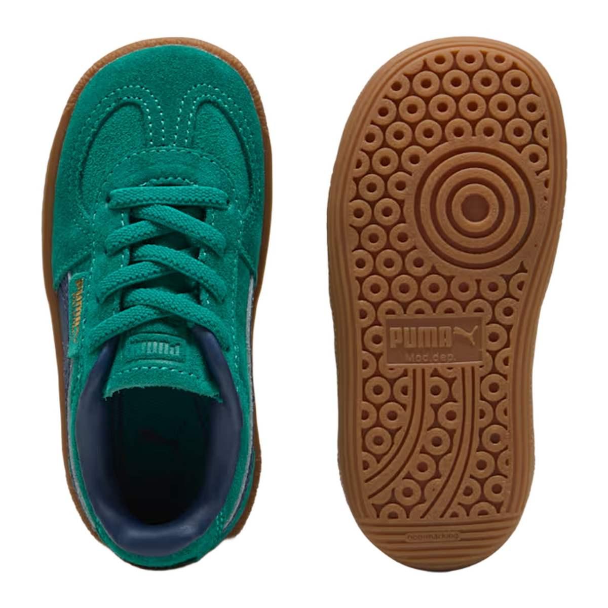 PUMA Palermo Ps 35 Scarpe Sneakers Bambino Wildgreen/Persianblue