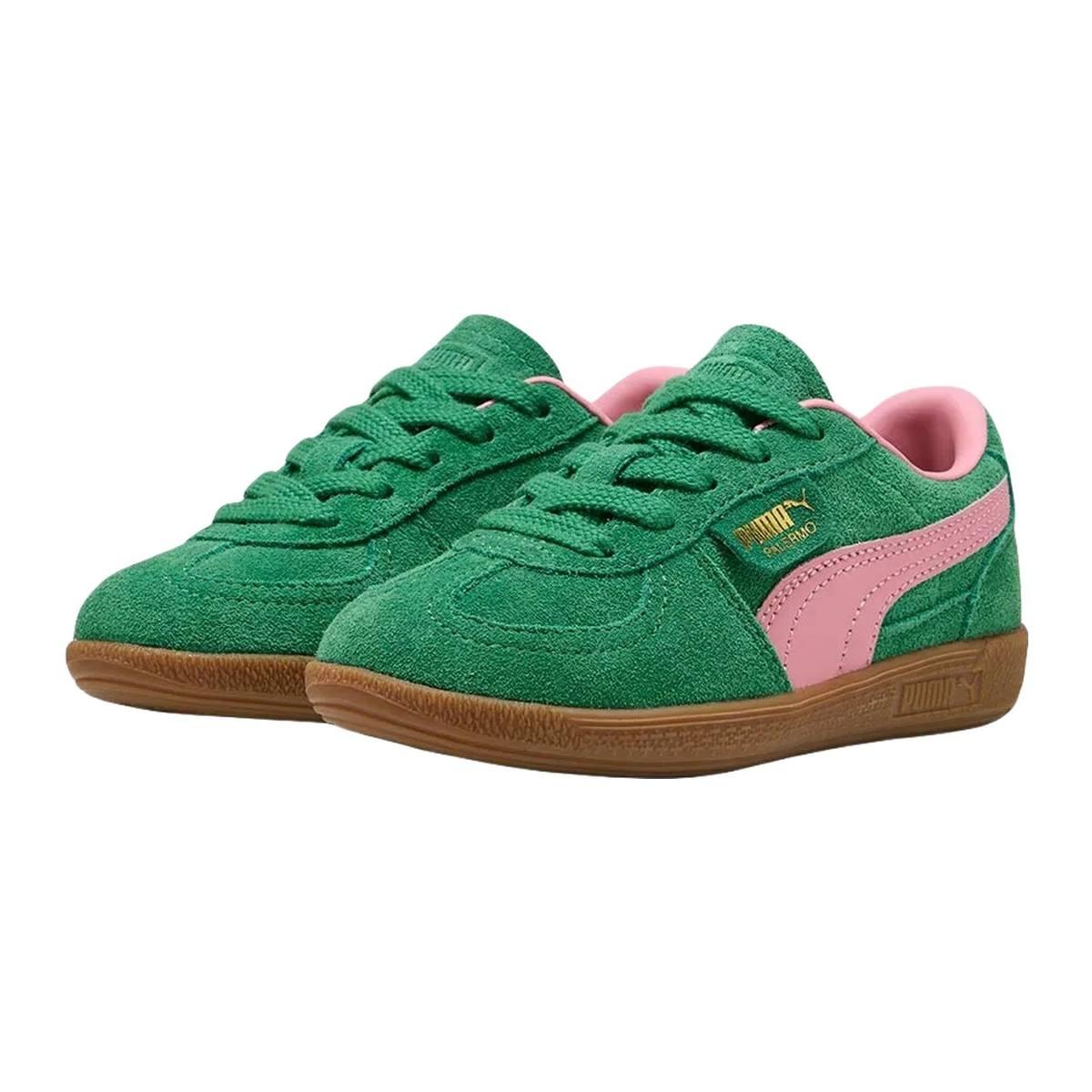 PUMA Palermo Ps 42- Scarpe Fitness Bambino Archivegreen/Pinkscape