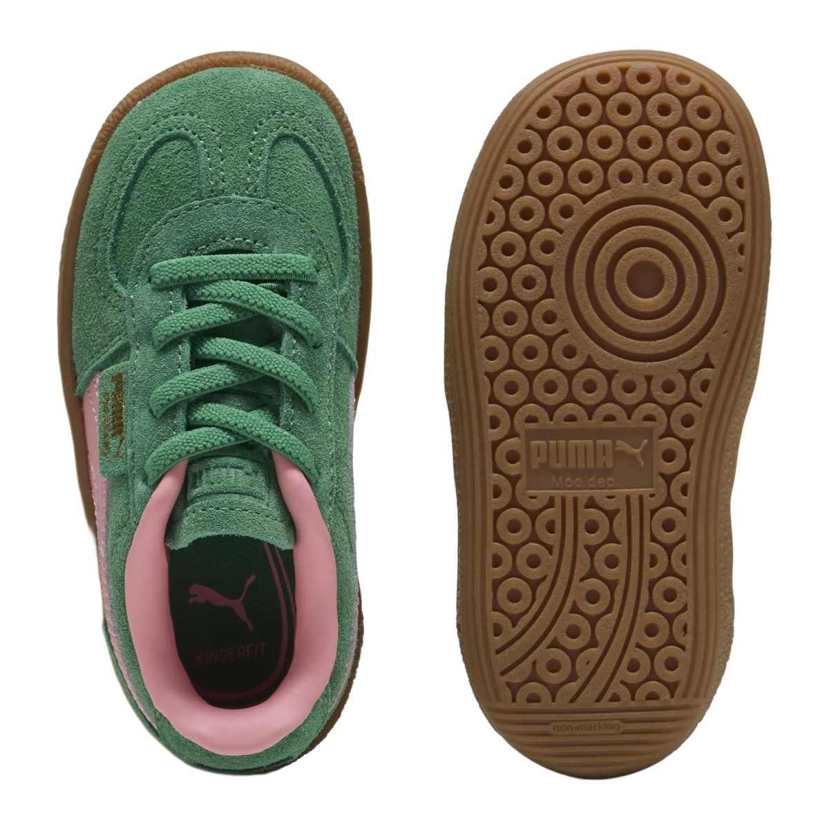 PUMA Palermo Ac Inf Scarpe Fitness e Training Neonato Verde Archivio/Rosa