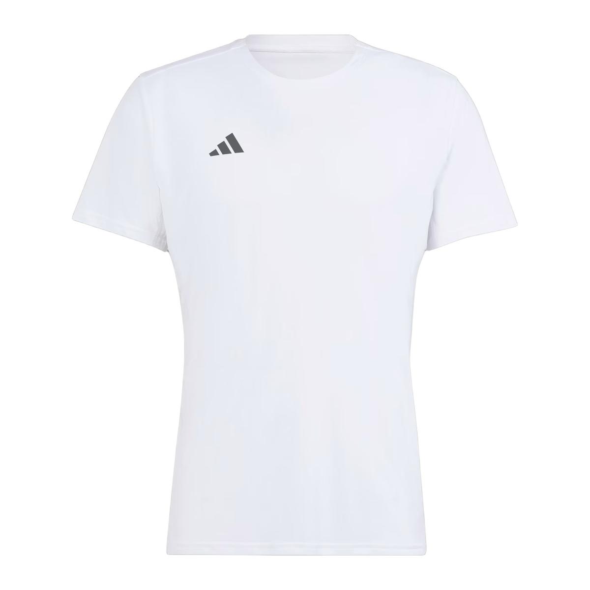 Adidas Adizero E Tee White T-Shirt Running Uomo Bianco