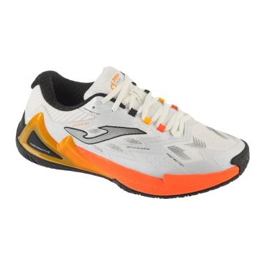 JOMA Open Men 2516 Scarpe Padel Uomo Bianco Fluorosaffron