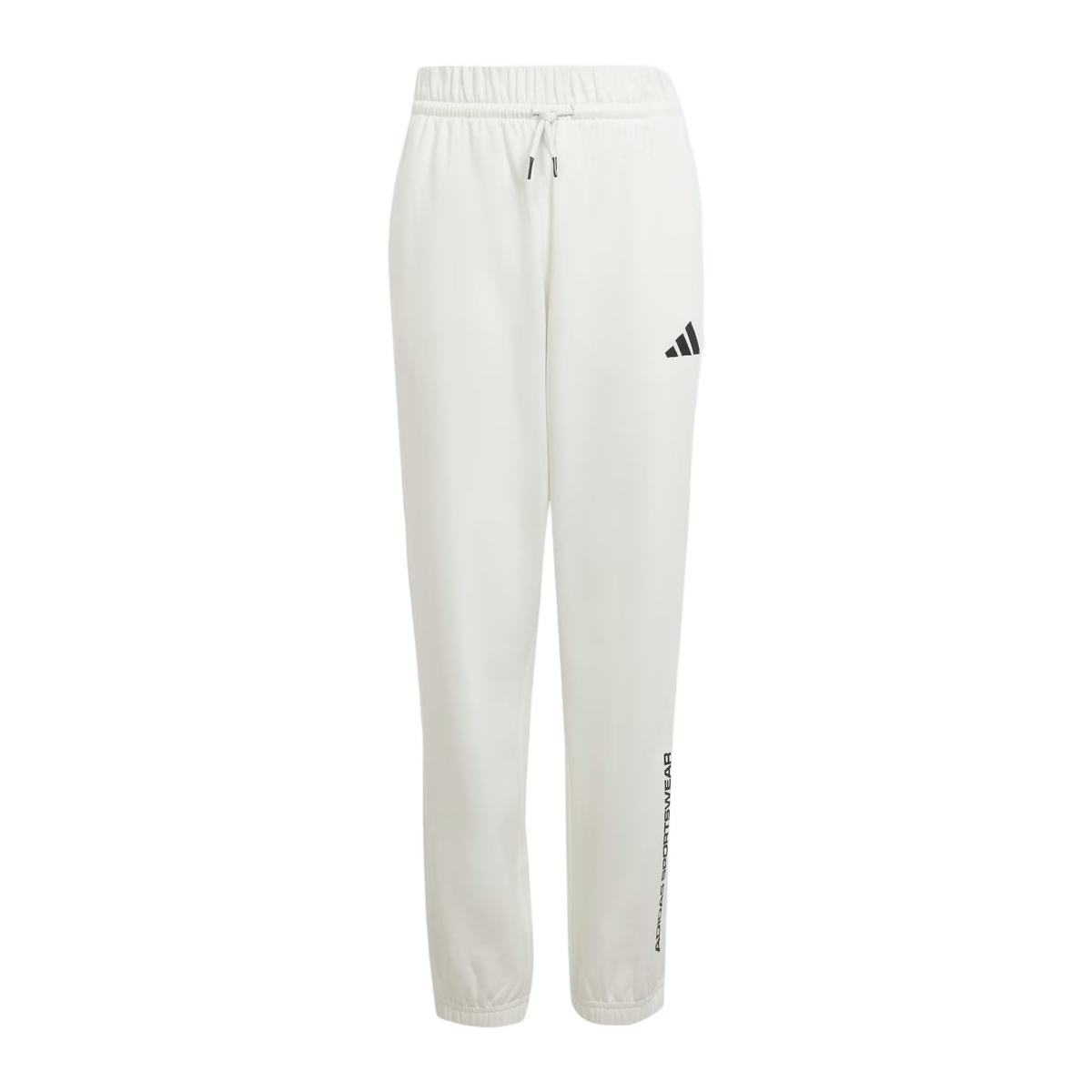 Adidas B FL PT Owhite Pantaloni Fitness e Training Bambino