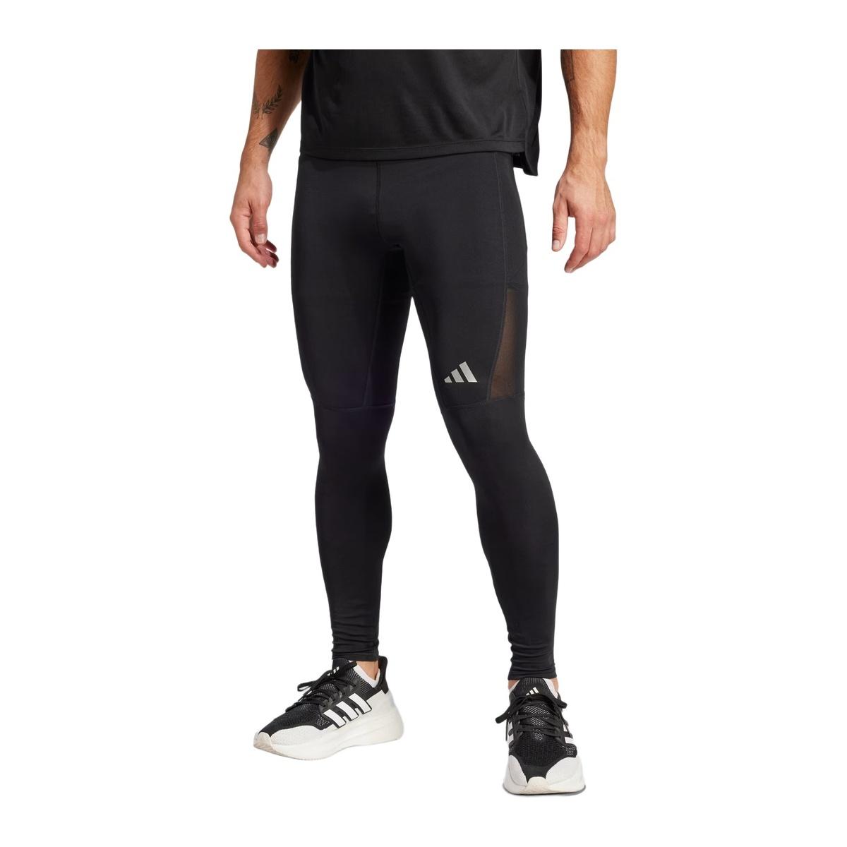 Adidas Run It Tight Pantaloni Leggings Running Uomo Neri