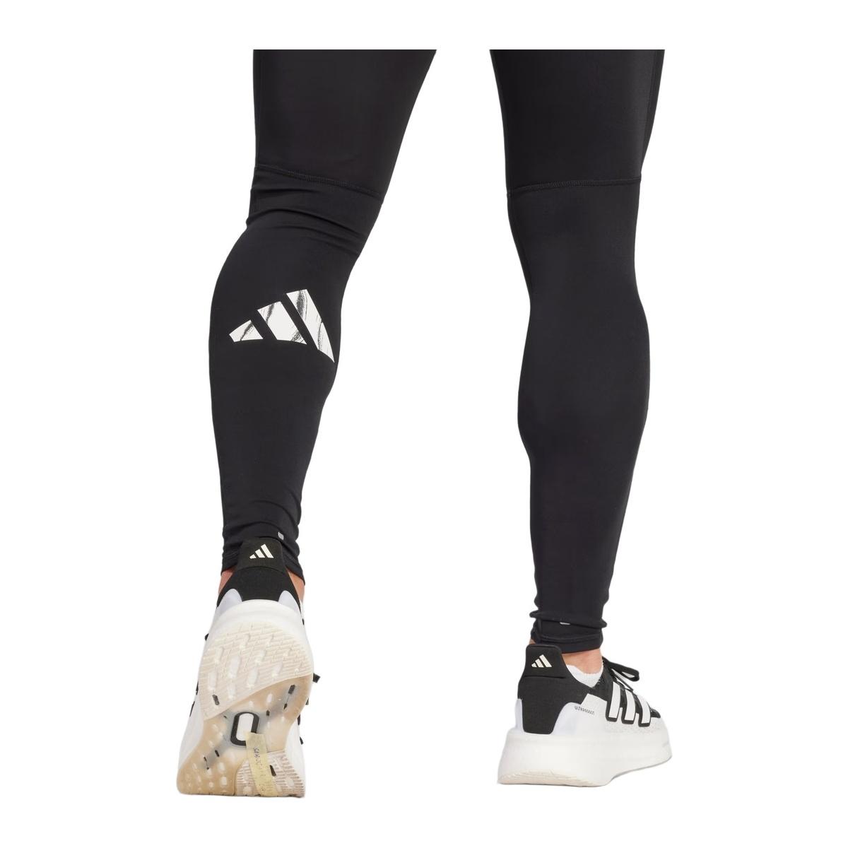 Adidas Run It Tight Pantaloni Leggings Running Uomo Neri