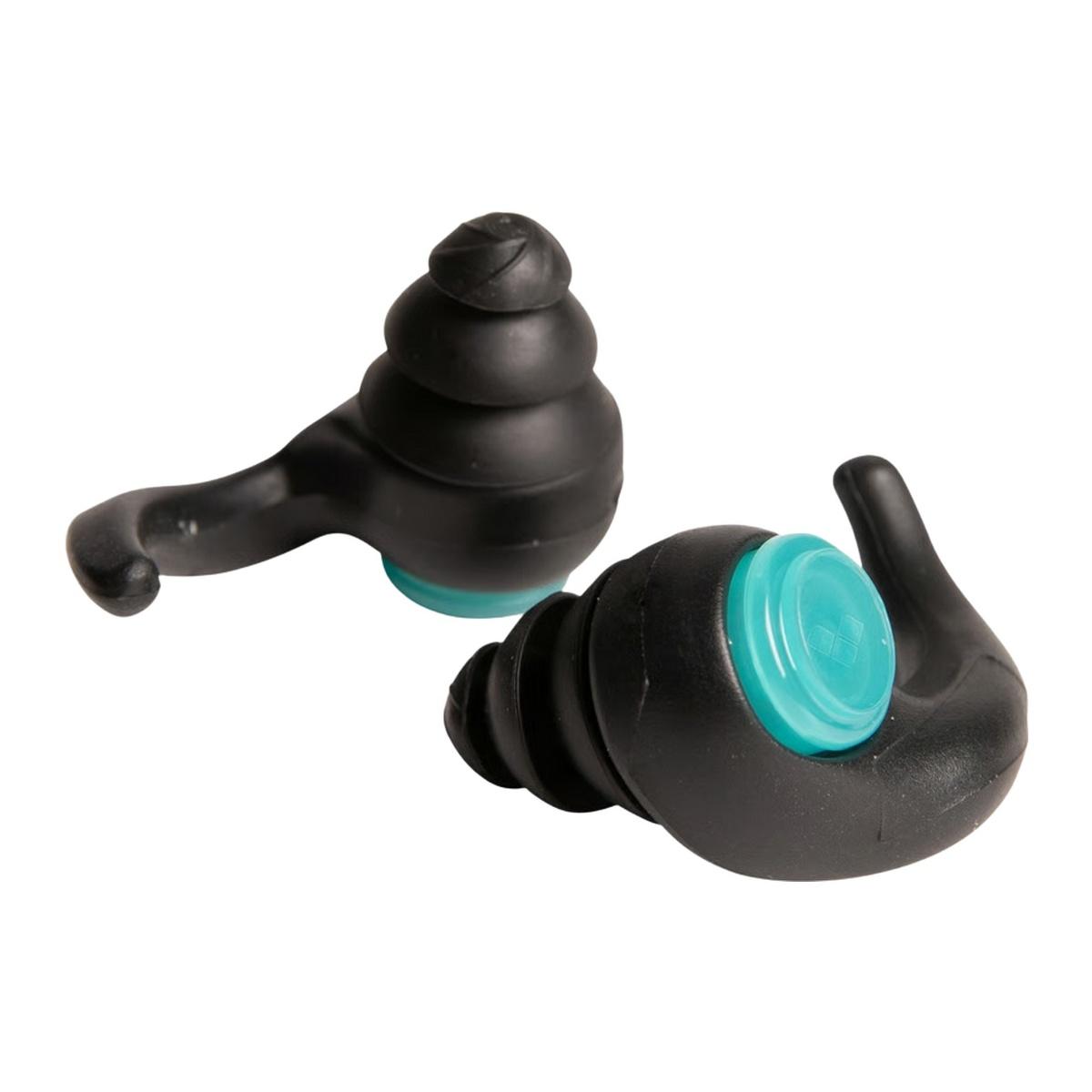 Arena Earplug Junior 201, Tappi Orecchie, Nuoto Bambini, Colore Black/Water