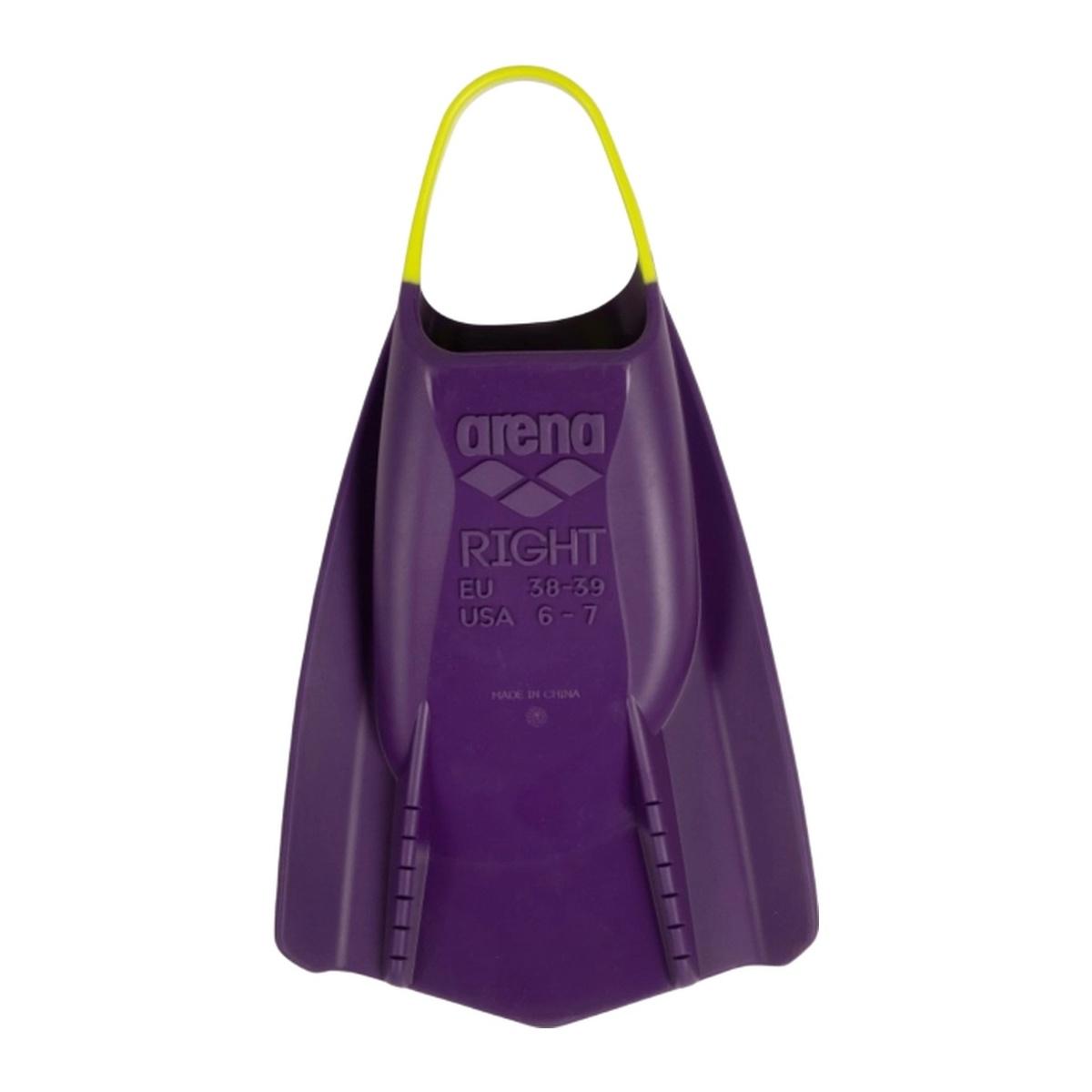 Arena Powerfin Pro II Pinne Nuoto Unisex Color Plum-Artic Lime