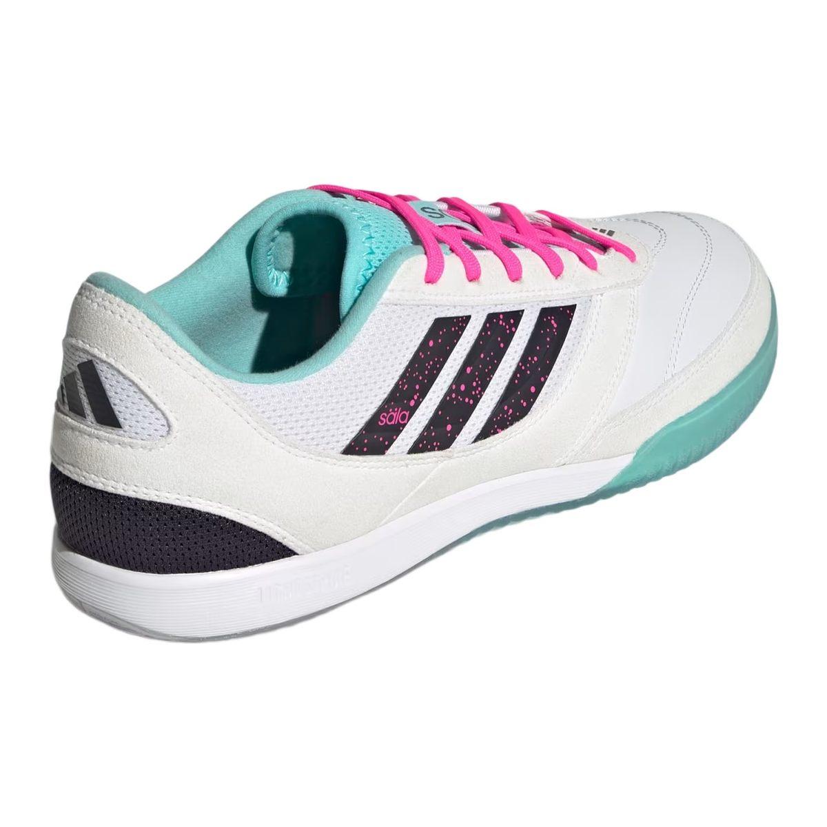 Adidas Top Sala Competition II Scarpe Calcetto Uomo Bianco/Azzurro/Fluo