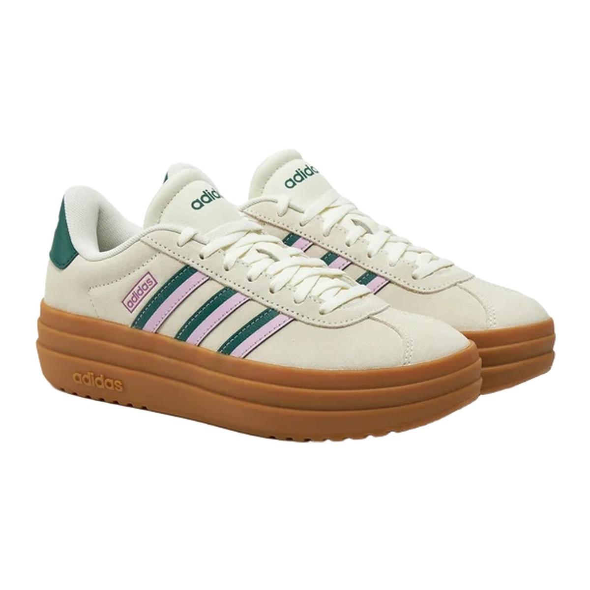 Adidas W VL Court Bold Scarpe Sneakers Donna Owhite/Cgreen/Blilil