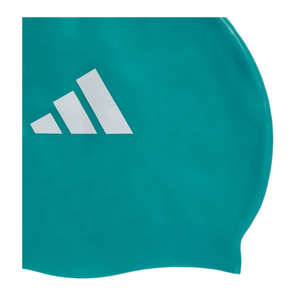 Adidas Kids 3S Cap Cuffia Da Nuoto Per Bambini - Purtea/White