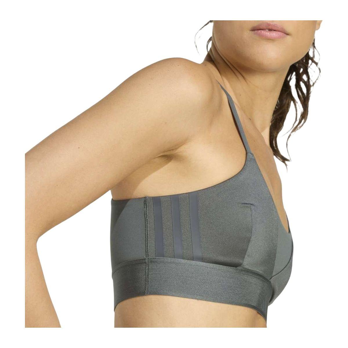 Adidas Hyg Shn Bralette Reggiseno Fitness E Training Donna Legivy/Grey