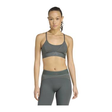 Adidas Hyg Shn Bralette Reggiseno Fitness E Training Donna Legivy/Grey