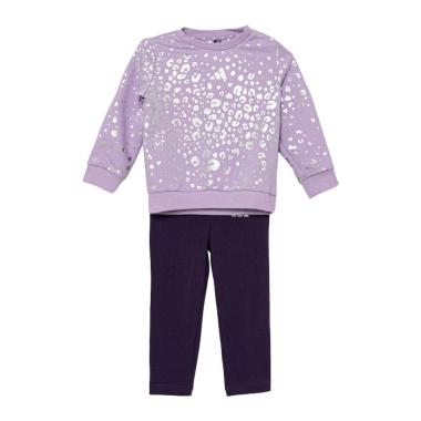 Adidas Inf Glam Set Powplu/Silvmt Tuta Fitness e Training Infant 0-3 Anni