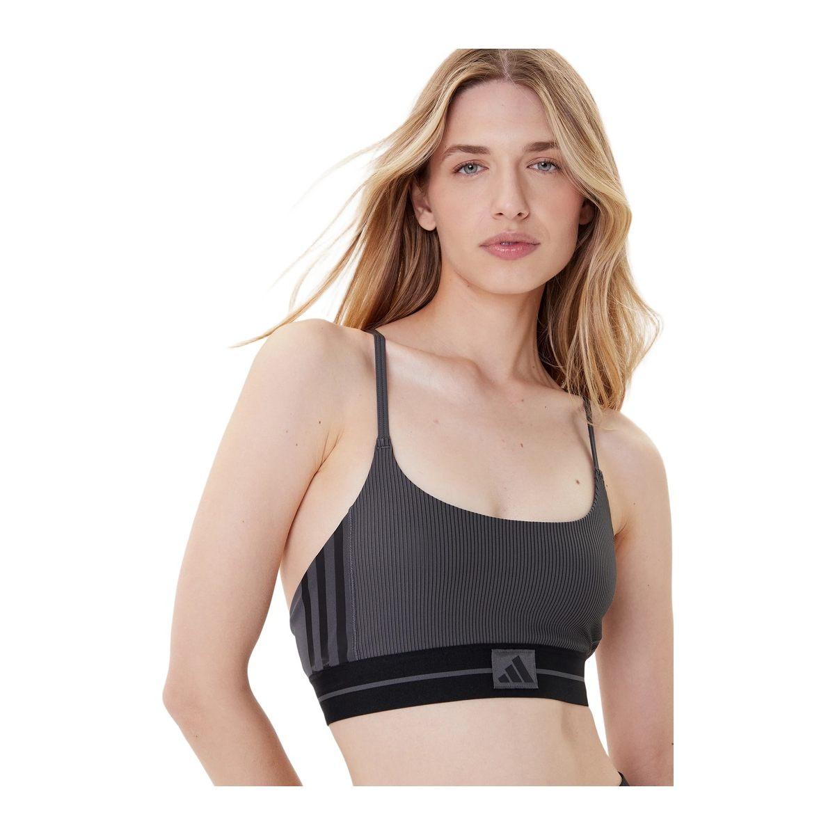 Adidas HYG RIB Bralette Reggiseno Fitness Donna
