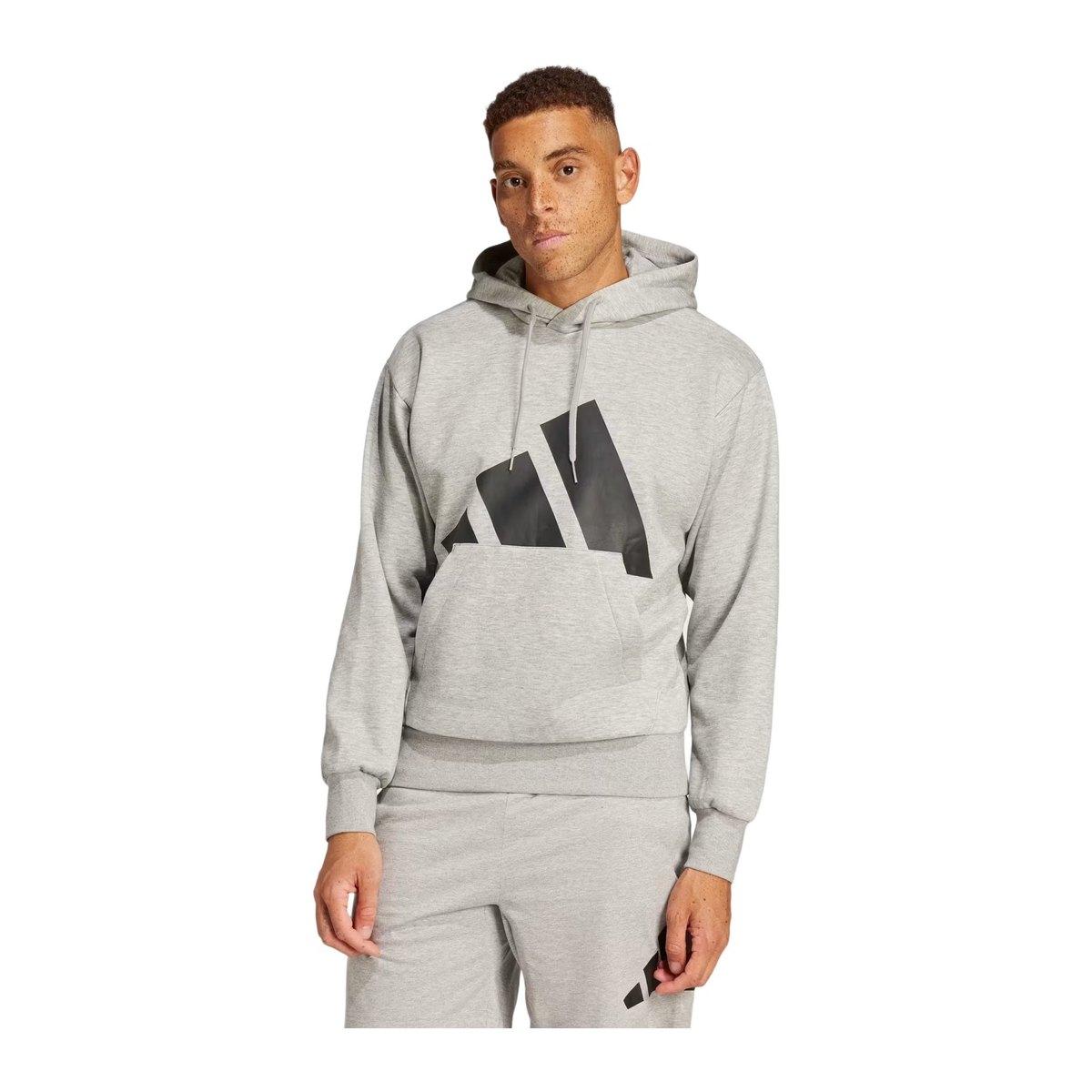 Adidas Hoodie Felpa con Cappuccio Fitness Uomo
