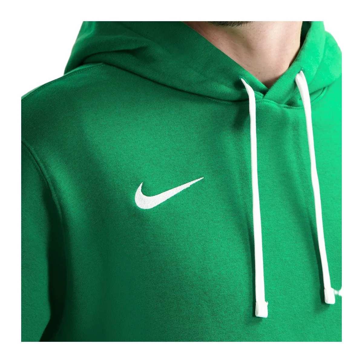 Nike Fleece Felpa con Cappuccio Fitness Uomo Verde