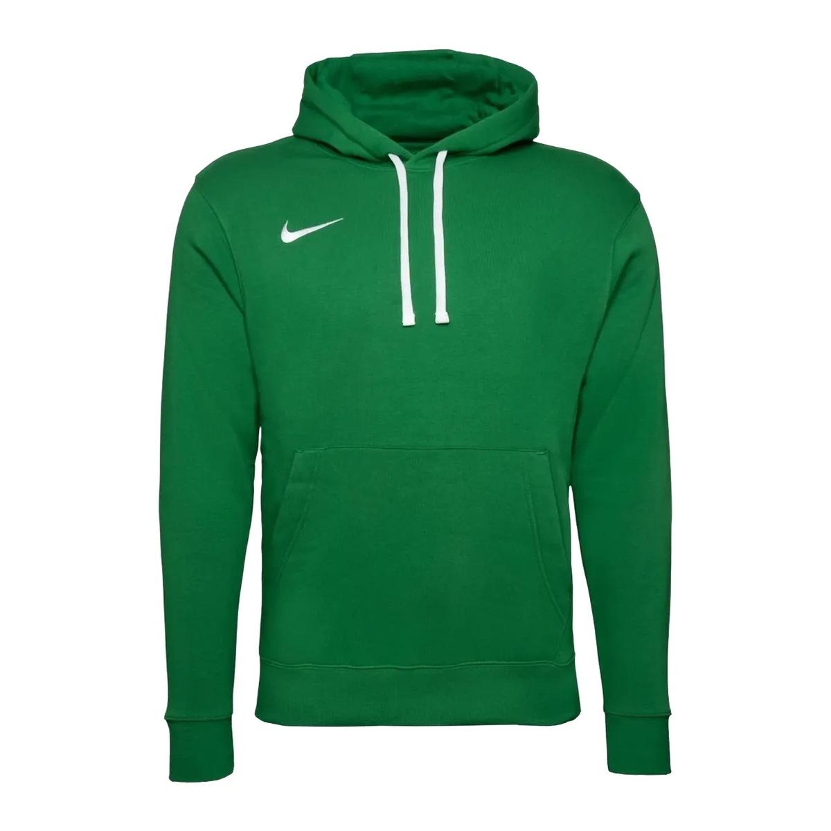 Nike Fleece Felpa con Cappuccio Fitness Uomo Verde