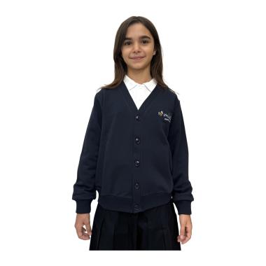 Cardigan Miele Primaria Blu Cotone 100%
