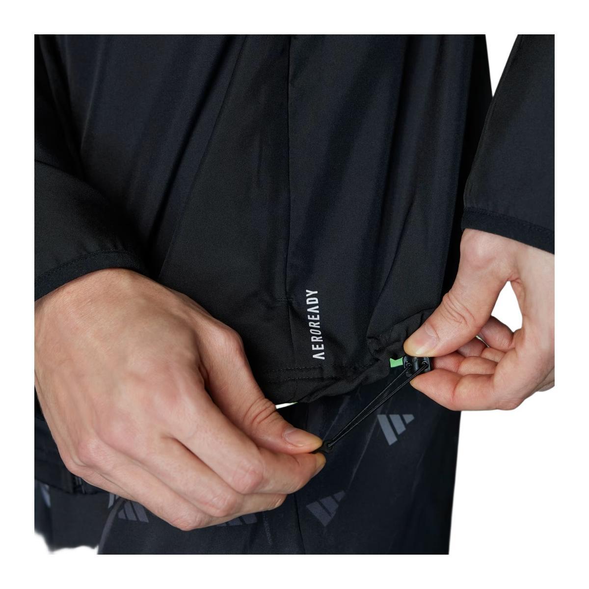 Adidas M Run It Jacket Giacca con Cappuccio Uomo Fitness e Tempo Libero