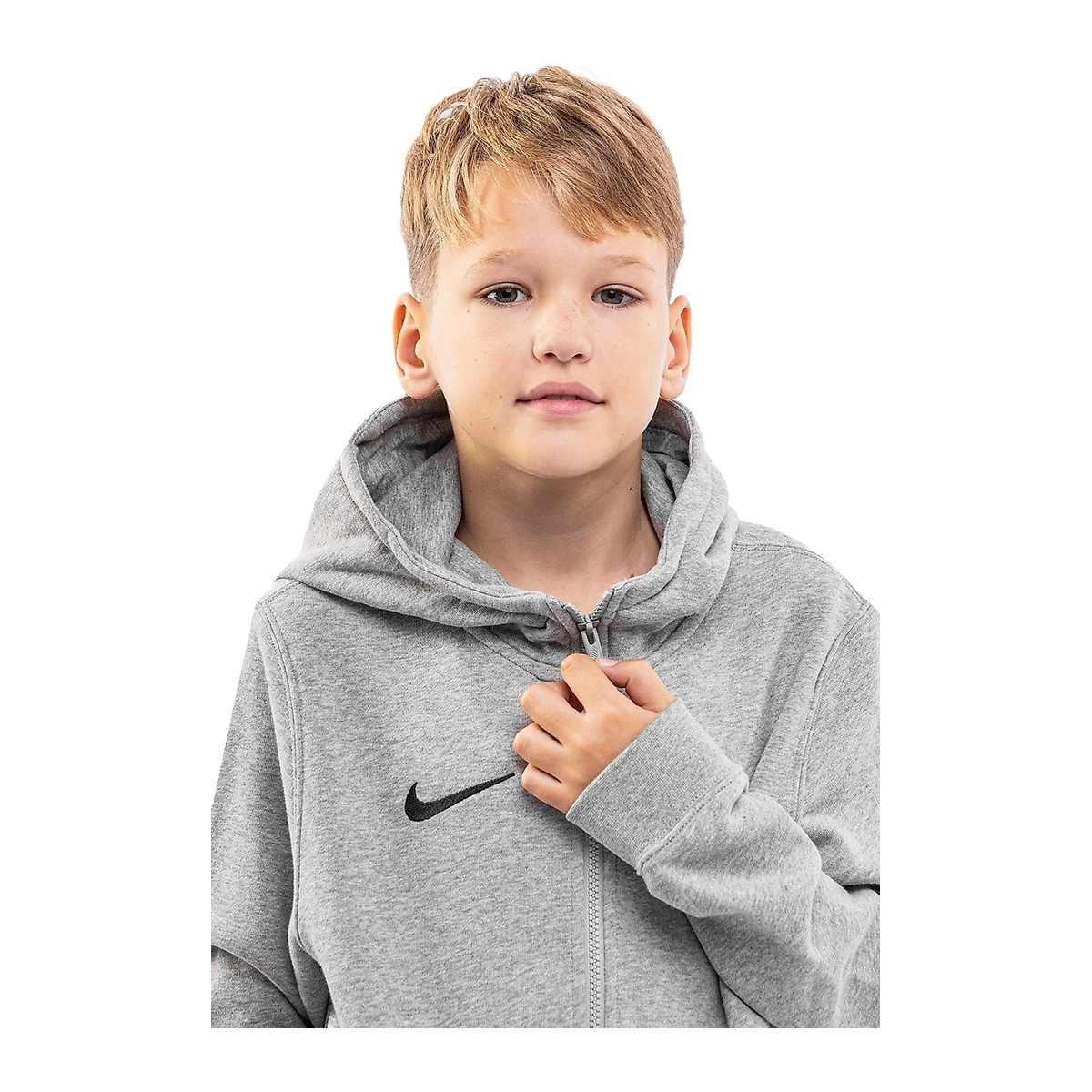 Nike Big Kids Fleece Full-Zip Soccer Hoodie - Felpa Bambini