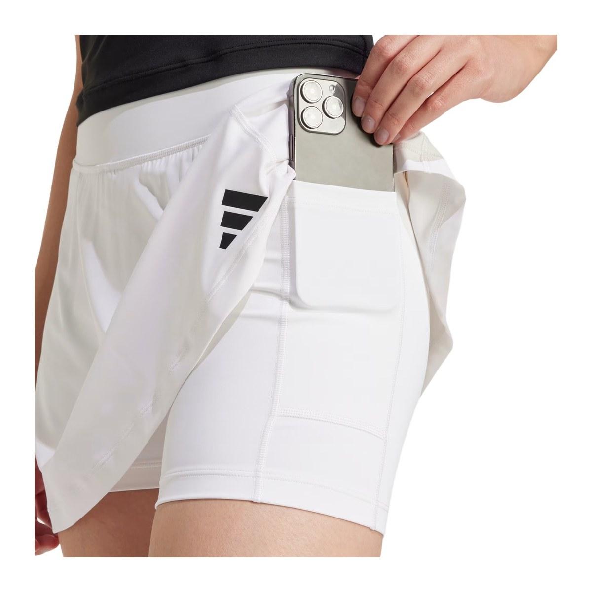 Adidas Optime Skort Gonna Pantaloncino Fitness Donna