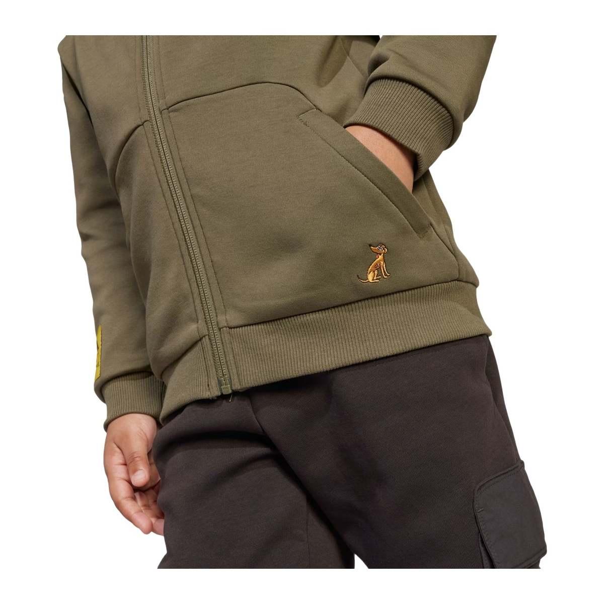 Adidas Giacca Felpa con Zip Bart Simpson Bambini