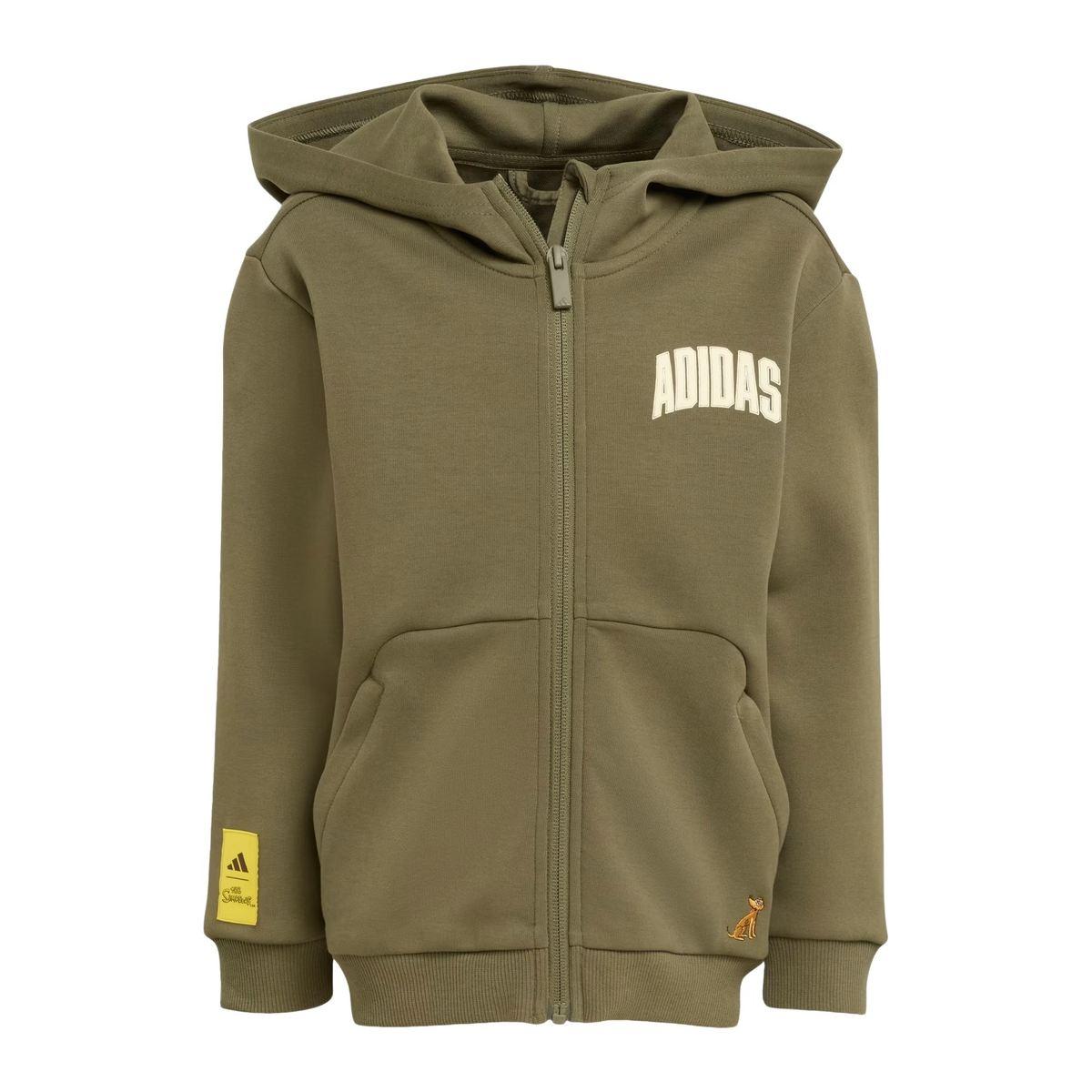 Adidas Giacca Felpa con Zip Bart Simpson Bambini