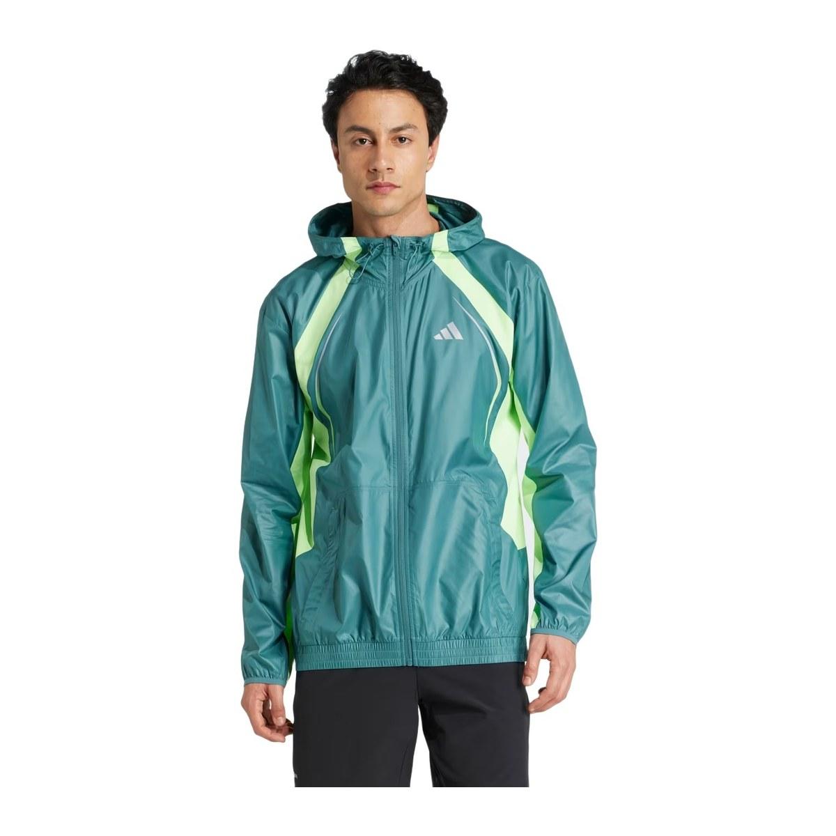 Adidas Giacca Antivento Tech Apparel Uomo Running