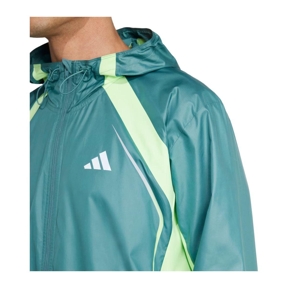 Adidas Giacca Antivento Tech Apparel Uomo Running