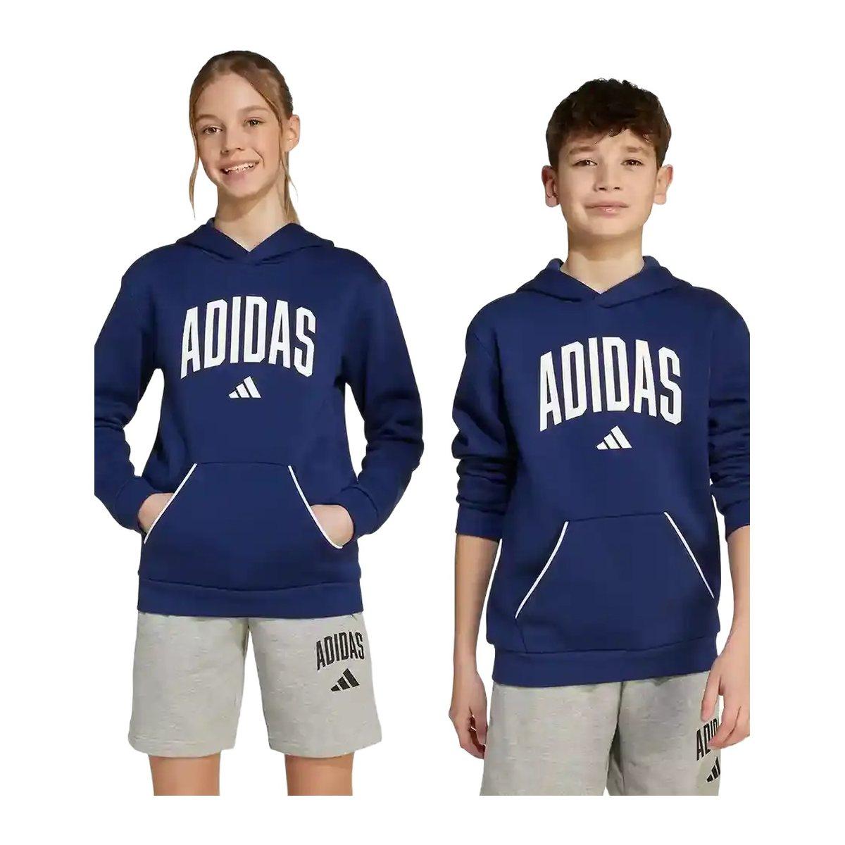 Adidas Felpa con Cappuccio Bambini