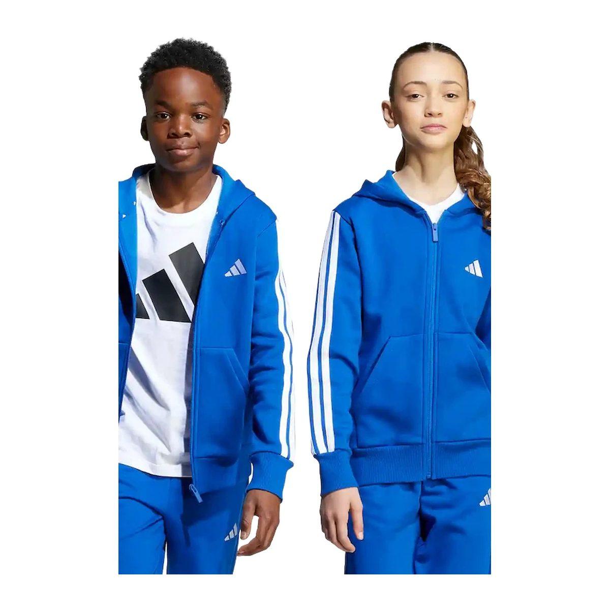 Adidas Giacca Felpa con Cappuccio Full Zip Bambini